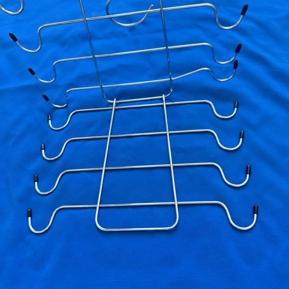 Silver Multi-Tier Closet Organizer Shirt Tank Top Bra Hanger fits 8